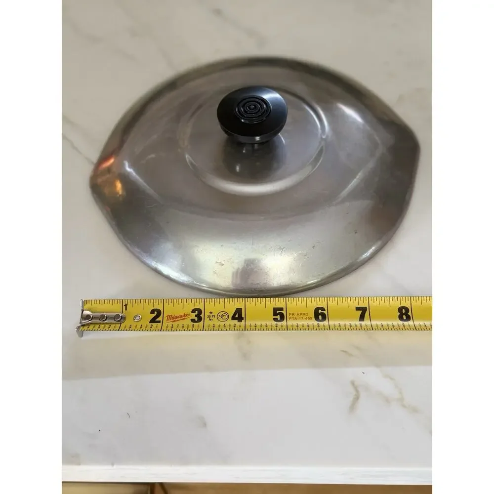 VTG WAGNER MAGNALITE STOCK POT SKILLET DOUBLE SPOUT 9” LID ONLY